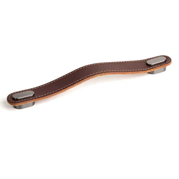 OBLONG ידית עור 0507/160 - ידיות לרהיטים