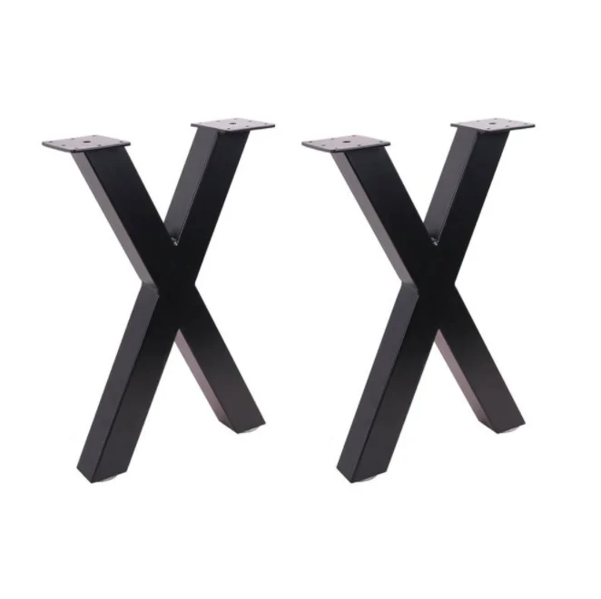רגל שולחן X4 שחור