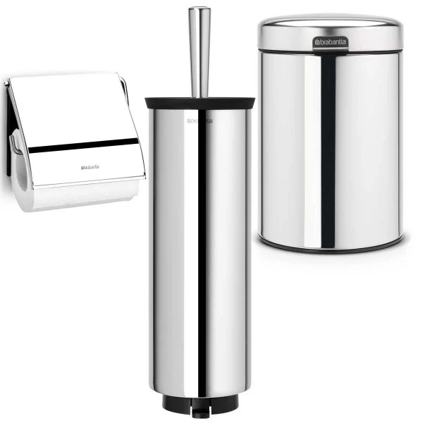 סט לשירותים, נתלה ניקל מבריק Brabantia