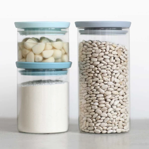 סט 3 מיכלי אחסון זכוכית Brabantia