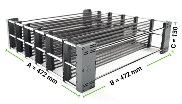 ארגונית גמישה למגירה space flexx גרמניה - 1024x768 SpaceFlexx Abmessungen1 600x344