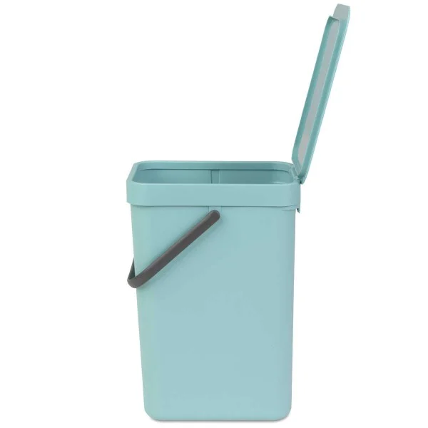 פח הפרדה 12 ליטר SORT & GO פלסטיק – Brabantia - sort go waste bin 12l mint