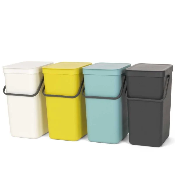 פח הפרדה 16 ליטר SORT & GO פלסטיק – Brabantia - sort go 16l group