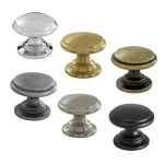 ידית כפתור עגול Button