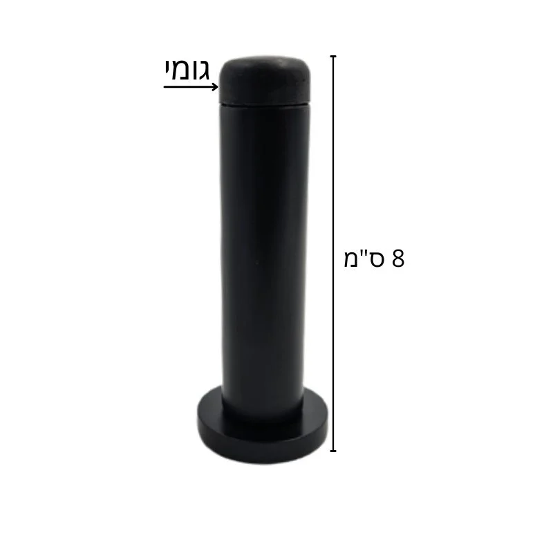 בולם קיר לדלת עם גומי - מעצורים לדלתות