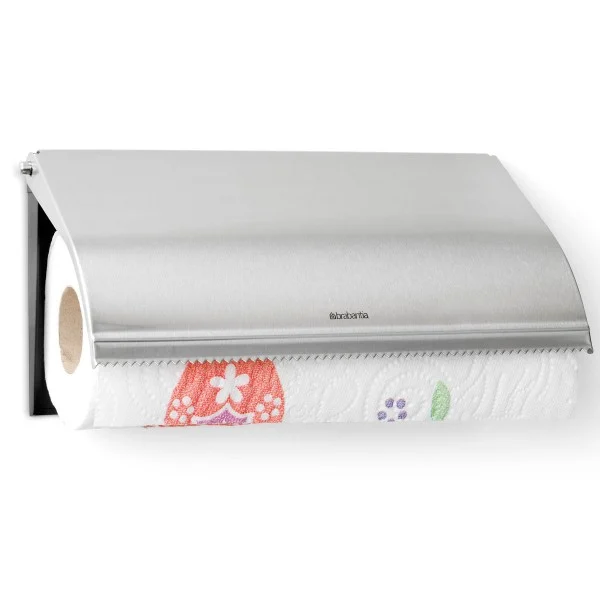 מתקן קיר לנייר מטבח Brabantia - kitchen roll holder matt steel