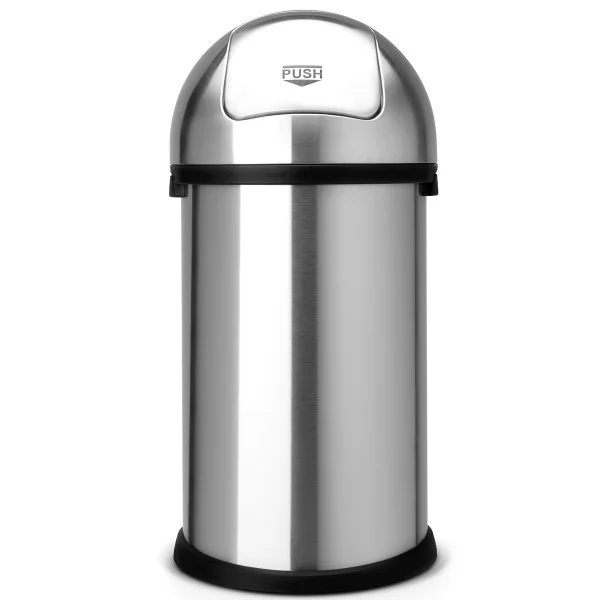 פח אשפה פוש בין 50 ליטר Brabantia - push bin 50l matt steel