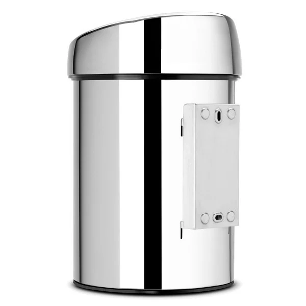 סט לשירותים, נתלה ניקל מבריק Brabantia - touch bin 3l brilliant steel