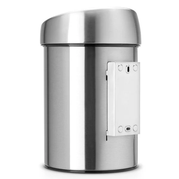 סט לשירותים נתלה ניקל מט Brabantia - touch bin 3l matt steel
