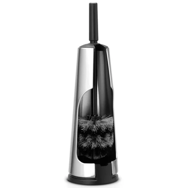 סט לשירותים ניקל מט עם פח נתלה Brabantia - toilet brush holder matt steel