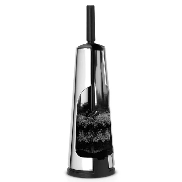 סט לשירותים ניקל מבריק Brabantia - toilet brush holder brilliant steel
