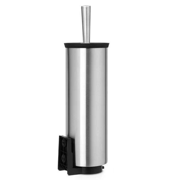 סט לשירותים נתלה ניקל מבריק Brabantia - toilet brush holder matt steel