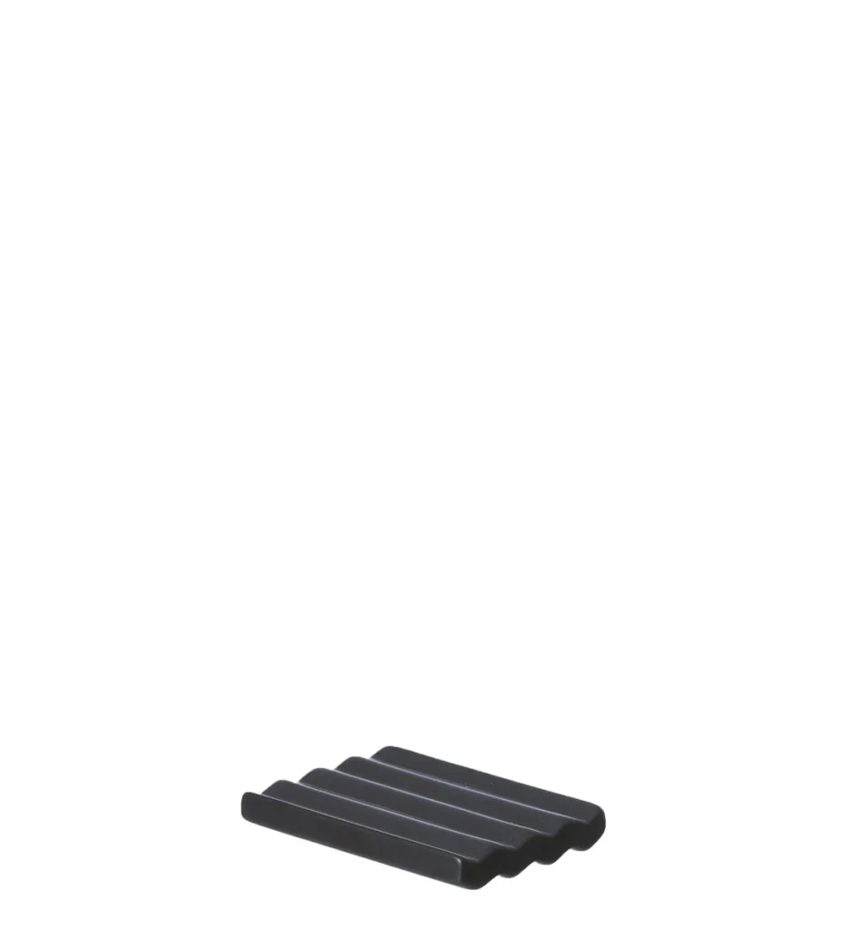 סבוניה קרמיקה WAVE – שחור LUBECH LIVING - אביזרי אמבטיה מונחים