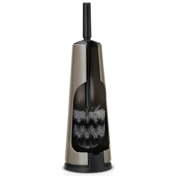 סט לשירותים פלטינום עם פח נתלה Brabantia - toilet brush holder platinum