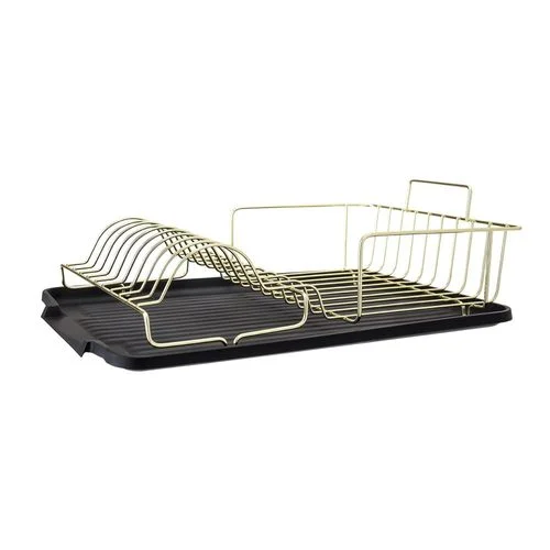 מתקן לייבוש כלים 44×32 ס"מ – זהב / שחור Bloomingville