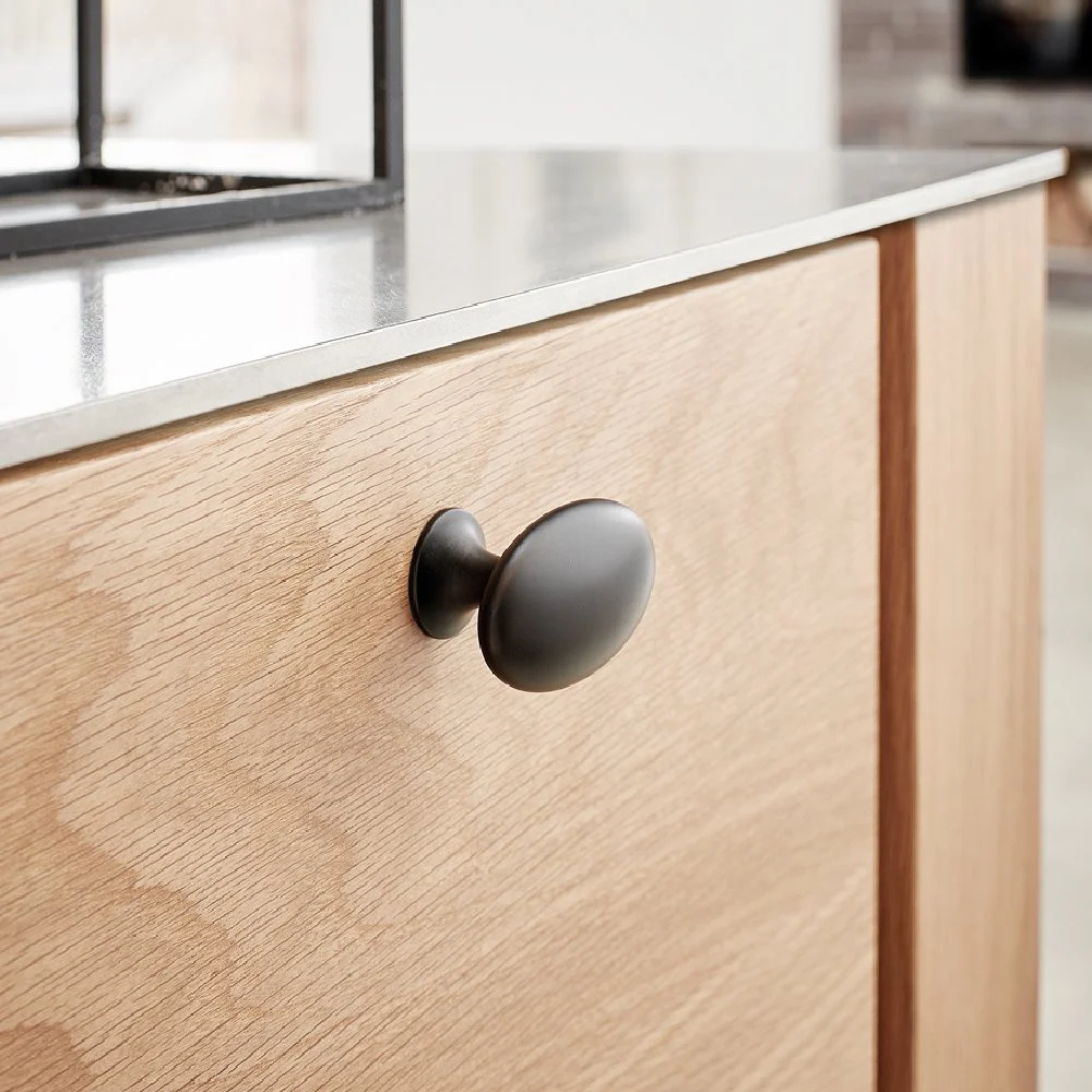 ידית כפתור דגם Furnipart – Oval Simple