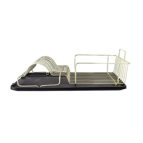 מתקן לייבוש כלים 44×32 ס"מ – זהב / שחור Bloomingville - ארגון ואחסון