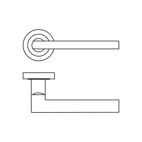 זוג ידיות לדלתות בניין Stream