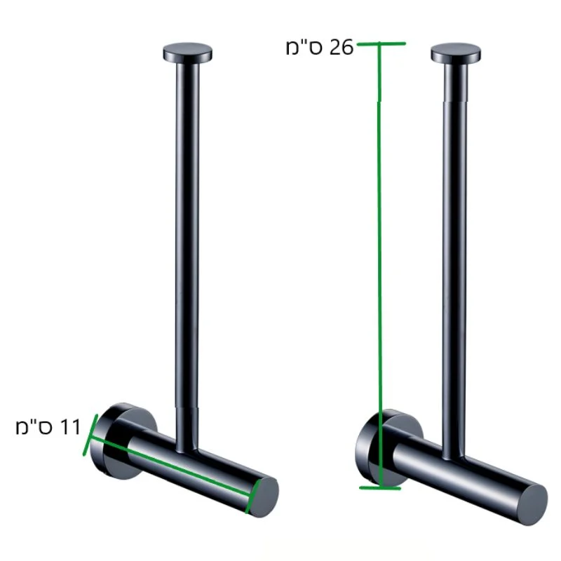מחזיק נייר טואלט רזרבי לקיר ROUND – תמונה 9