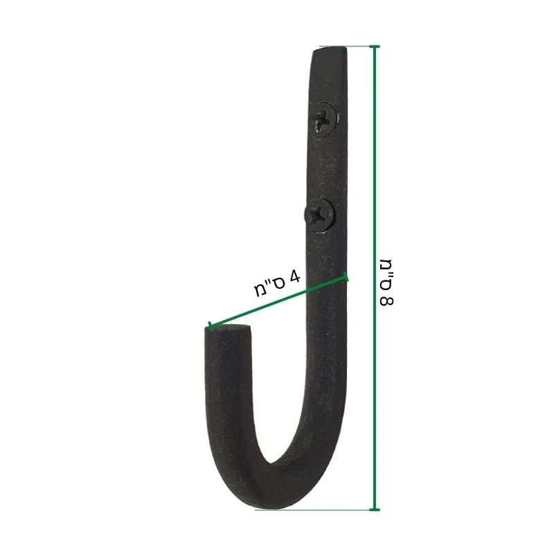 קולב יחיד למגבת שחור חולי נפחות - R 10T140859.