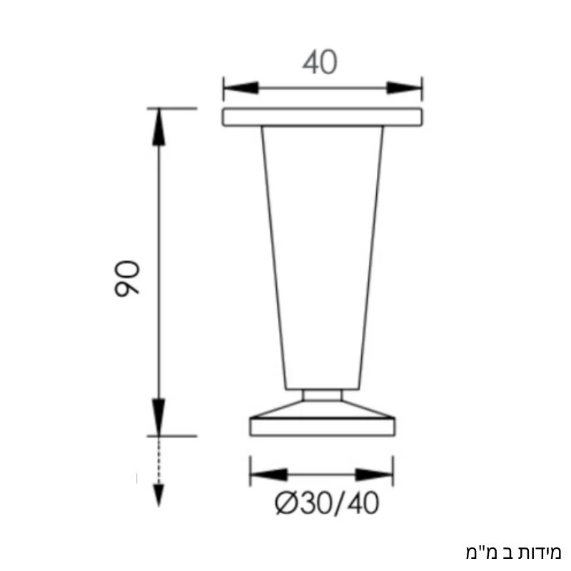 רגל EUROPA כרום - R 31T151133.
