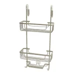 רשת כפולה למקלחון ללא קידוח אנודייז