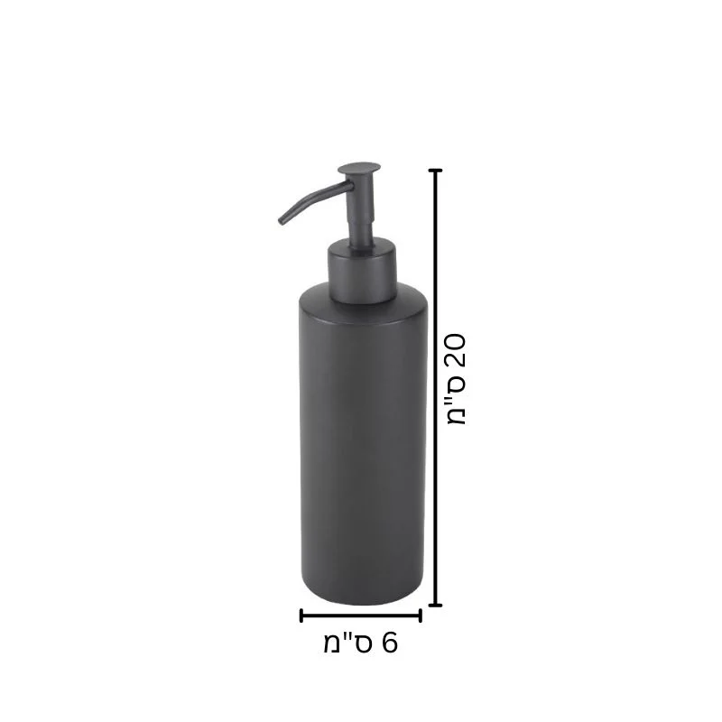 דיספנסר לסבון נוזלי דגם GRAPHITE מונח אפור גרפיט - תמונה 2