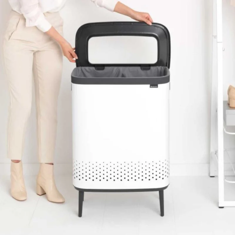 BO סל כביסה מחולק 45+45 ליטר Brabantia - SC