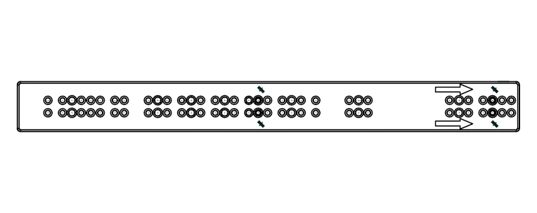 SIDE הרחקה למגירות ומסילות נסתרות פנימיות 25 מ"מ - מגירות ומסילות
