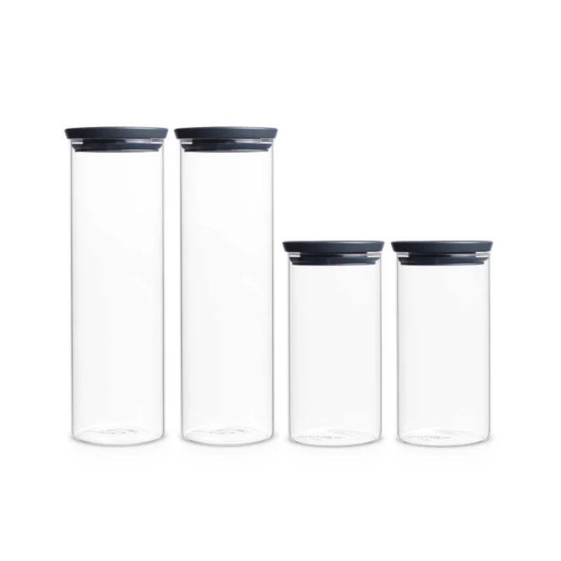 סט 4 מיכלי זכוכית 1.1 + 1.9 ליטר, Brabantia