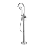 סוללת סטיק יוקרתית לאמבטיה ידית בירה ניקל מוברש