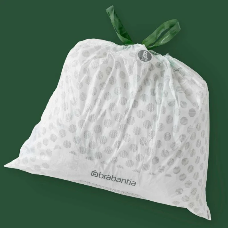 שקיות לפח אשפה 36 ליטר BO קוד R – בחבילה 40 שקיות Brabantia - פחי אשפה