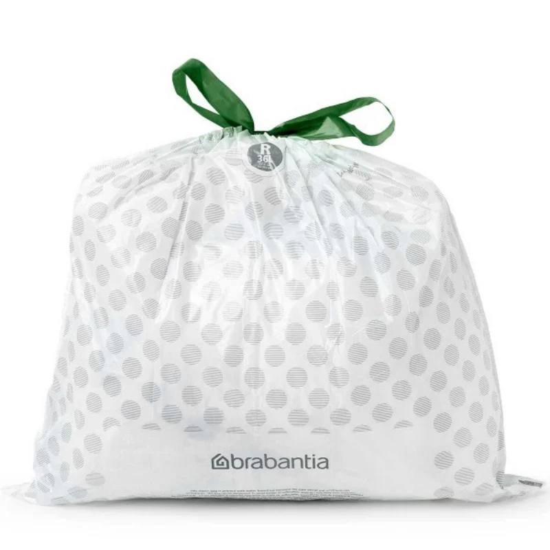 שקיות לפח אשפה 36 ליטר BO קוד R – בחבילה 40 שקיות Brabantia