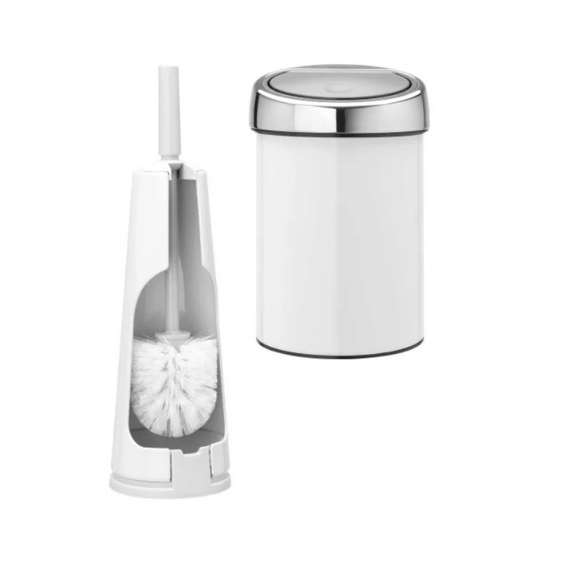 סט לשירותים לבן עם פח נתלה Brabantia
