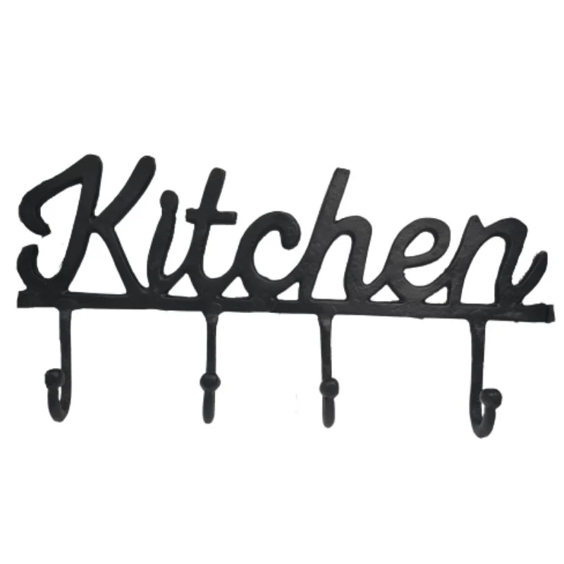 קולב רבעייה למטבח KITCHEN שחור - קולבים ואביזרי תלייה