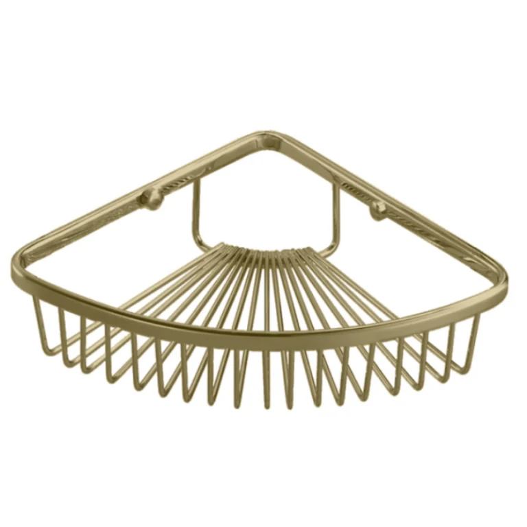 רשת מעוגלת פינתית למקלחת BRONZE ברונזה
