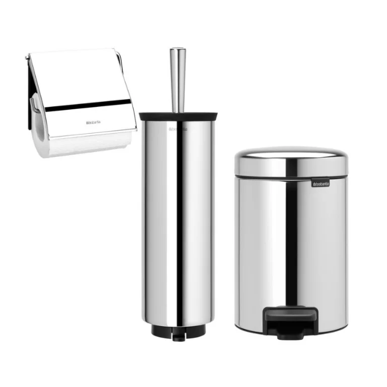 סט לשירותים ניקל מבריק Brabantia