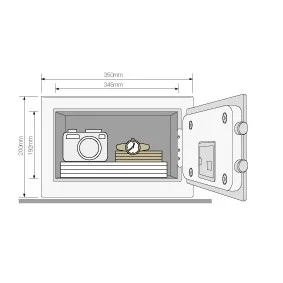 כספת Security ביתית YALE - YSB EB1 DRAWING