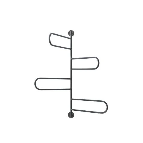 מתלה נע לקיר 4 קולבים מטאל – שחור 82044445 Bloomingville
