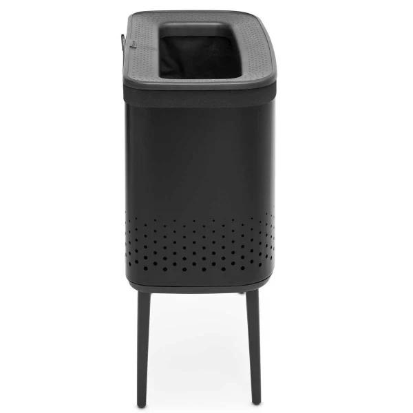 BO סל כביסה 60 ליטר Brabantia - bo laundry bin 60l matt black brabantia y