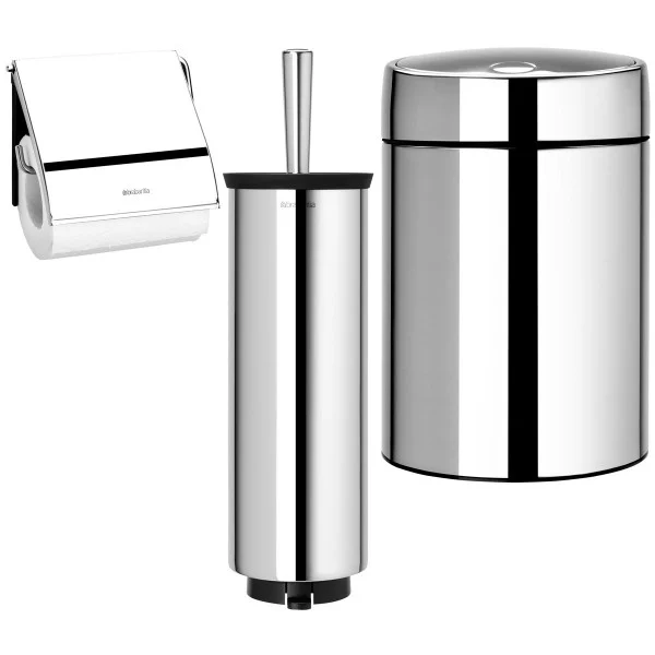 סט לשירותים נתלה ניקל מבריק Brabantia