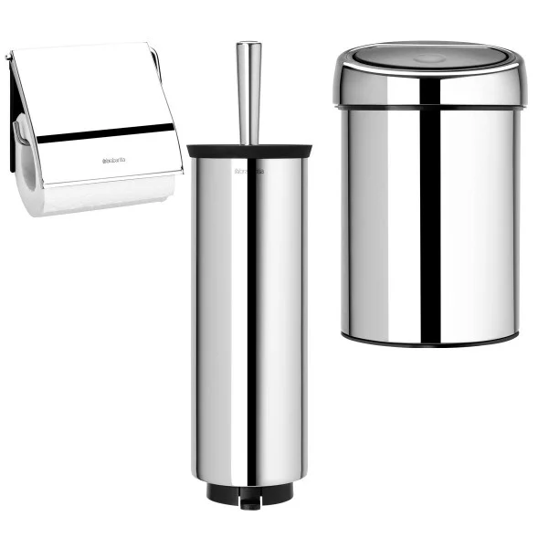 סט לשירותים, נתלה ניקל מבריק Brabantia