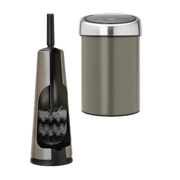 סט לשירותים פלטינום עם פח נתלה Brabantia