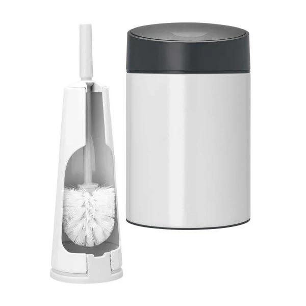 סט לשירותים לבן עם פח נתלה Brabantia