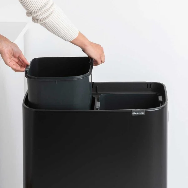 פח טאץ הפרדה 30+30 ליטר Brabantia BO – תמונה 8