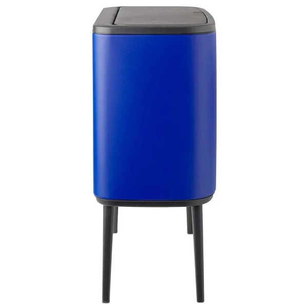 פח טאץ 36 BO ליטר Brabantia - brabantia bo touch bin 36l mineral powerful blue side y