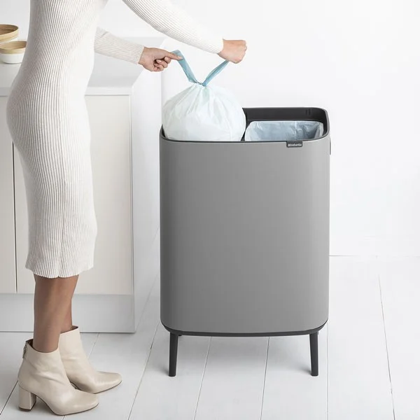 פח טאץ הפרדה 30+30 ליטר Brabantia BO – תמונה 6