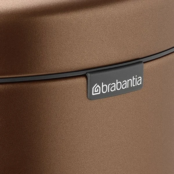 פח פדל 30 ליטר NewIcon ברונזה חם Brabantia - פחי אשפה