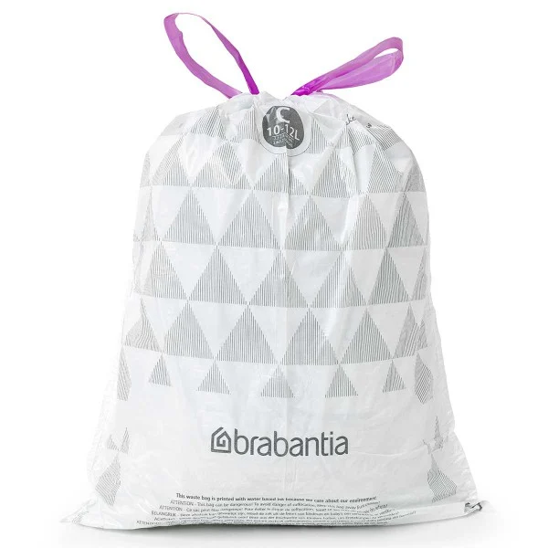 קרטון שקיות קוד C לפח אשפה 12-10 ליטר – 200 שקיות Brabantia