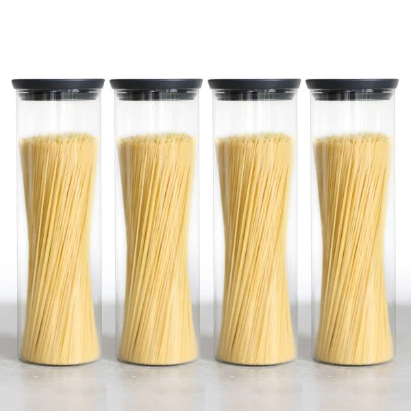 סט 4 מיכלי אחסון זכוכית 1.9 ליטר Brabantia - אחסון מזון